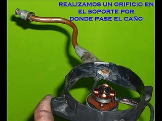 Generador casero a vapor con cooler de PC