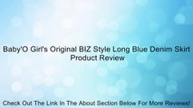 Baby'O Girl's Original BIZ Style Long Blue Denim Skirt Review