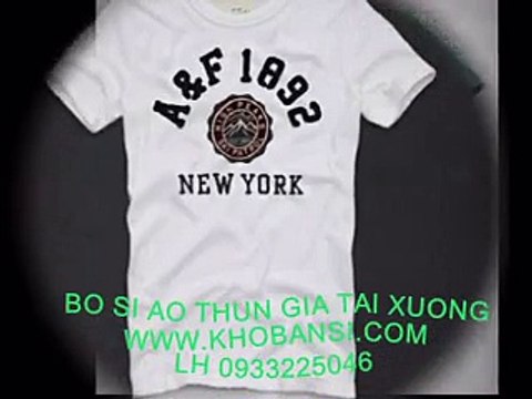 Bán Sỉ Áo Thun Abercrombie Cổ Tròn | Aber Cổ Tron 65k | Bo si aber cổ tròn