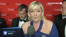 Marine Le Pen à New York pour le gala du magazine <i>Time</i>