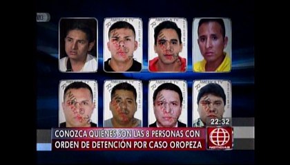 Caso Oropeza: policía busca a Gerald y a estas siete personas