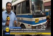 San Martín de Porres: Sexagenaria y delincuente murieron en asalto a cúster