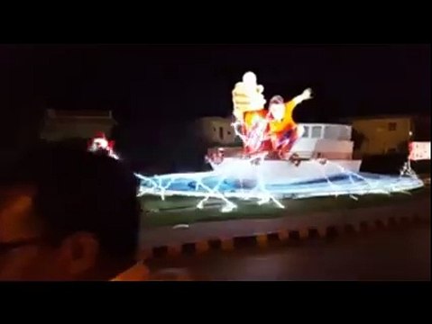 Sting Outdoor Branding Night View Ghazi Chowk Lahore by Nash Advertising Pvt. Ltd