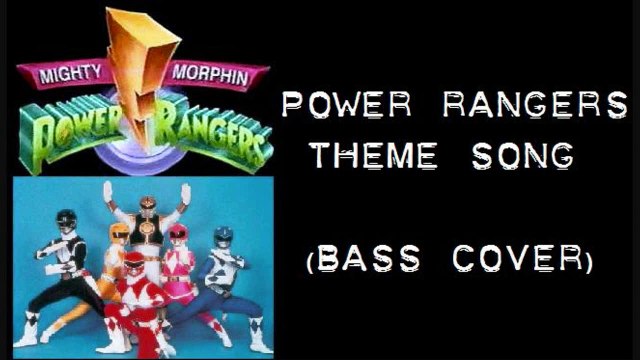 Power Rangers Theme Song Bass Cover Video Dailymotion