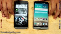 Phone BATTLE! LG G3 vs HTC One M8! Fight! Smartphone Comparison Showdown!