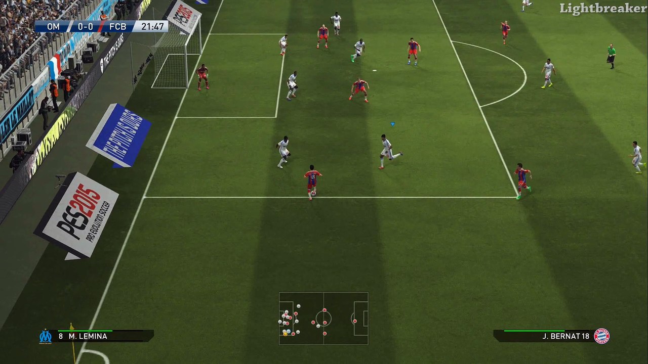 Pro Evolution Soccer 2015 Marseille (Me) Vs Bayern Munich (Com) Super Star Mode!