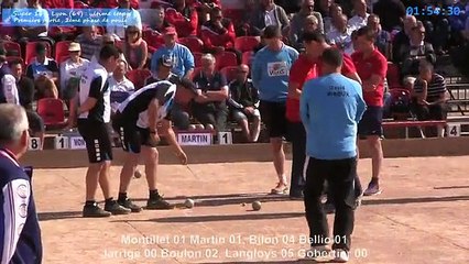 1ère partie, seconde phase du Super 16 masculin, Sport Boules, Lyon 2015