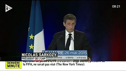 Nicolas Sarkozy se moque de François Hollande "Moi je"  [26.05.2015]
