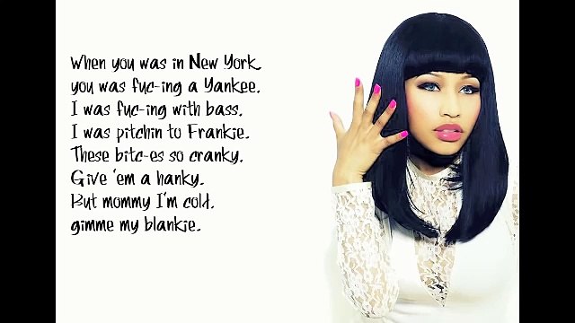 Nicki Minaj - Itty Bitty Piggy Lyrics Video