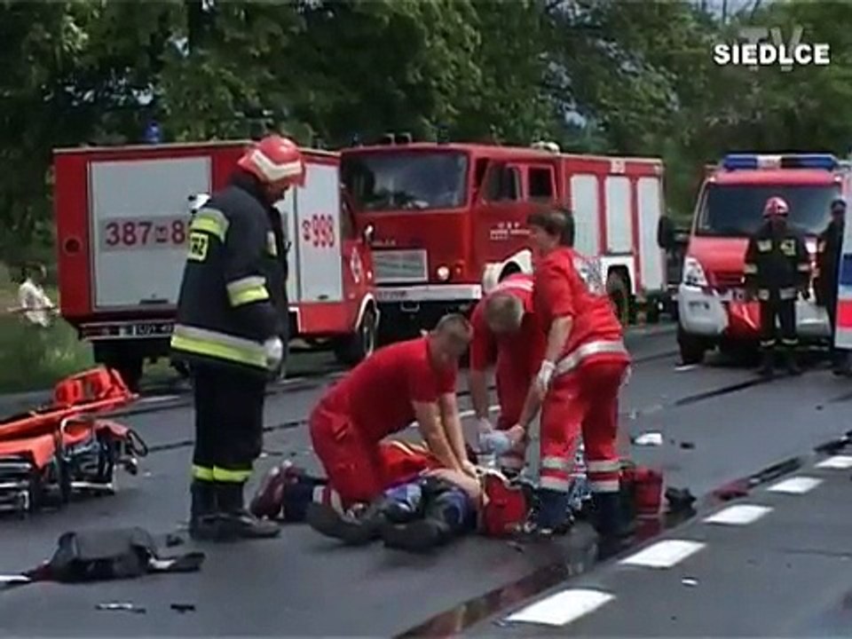 Tragiczny wypadek w Gręzowie k.Siedlec