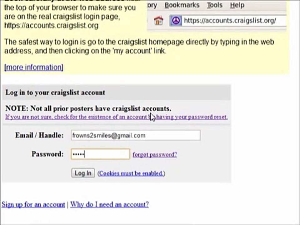 How to post on Craigslist