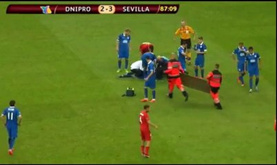 Fading of player of the Dnipro - Dnipro vs Sevilla FC - Final 27/05/2015