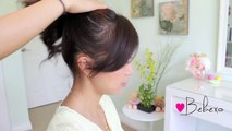 Braided Sock Bun Updo Hair Tutorial