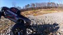 R/C Traxxas Stampede 4x4 VXL Light Bashing - 2S Lipo - JConcepts - GoPro Camera Mount and filmed