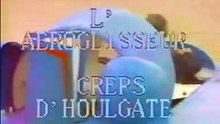 Aéroglisseur sur la Plage d' Houlgate  calvados