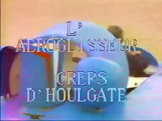 Aéroglisseur sur la Plage d' Houlgate  calvados