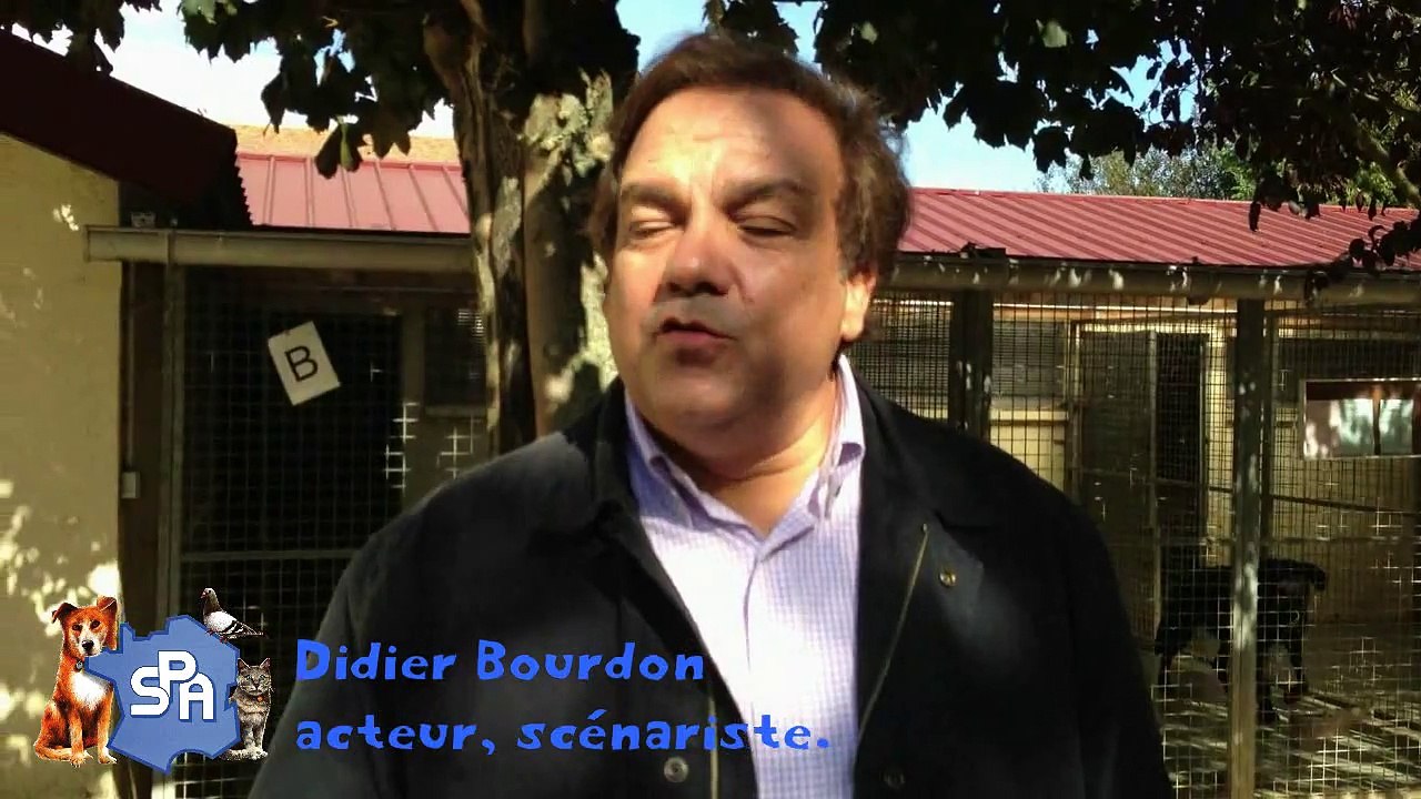 Didier Bourdon invite les français à se rendre aux Portes Ouvertes de la SPA d'octobre 2012 !