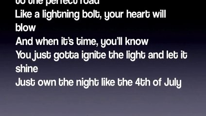 Firework Glee Version with Lyrics