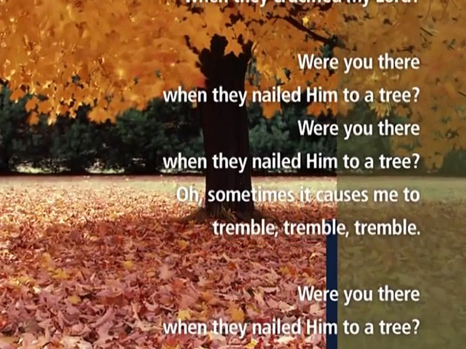 Were You there, When they Crucified my Lord  - Hymns from Visual Worship Media