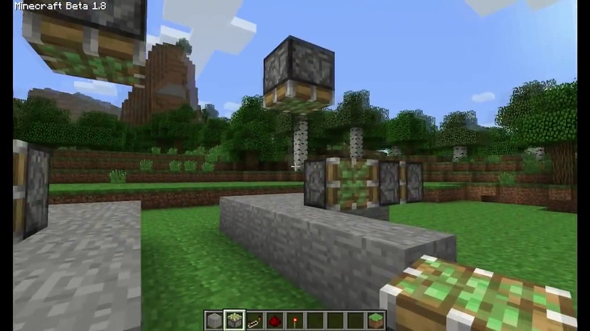 Minecraft Tutorial Hidden Door No Visible Pistons When Open