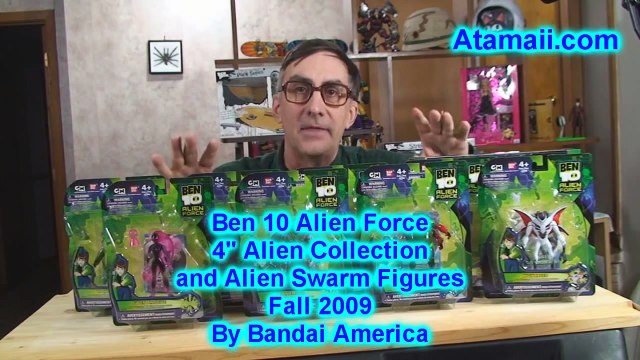 Ben 10 Alien Swarm Alien Force Toys for 2009 w/Gwen Anodite Nanomech Upchuck