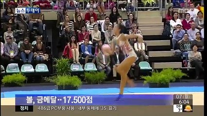 [14/04/07 뉴스투데이] 손연재 사상 첫 월드컵 4관왕 등극...전 종목서 메달 획득