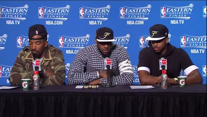 Cavailers React to Winning the ECF Title _ Hawks vs Cavaliers _ Game 4 _ May 26, 2015 _ NBA Playoffs