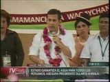 Presidente Ollanta Humala: 
