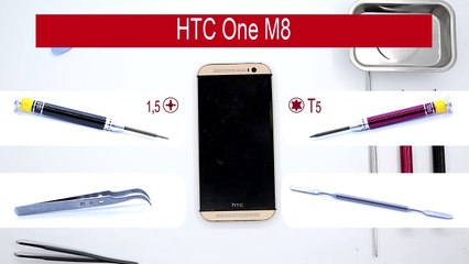 Как вскрыть HTC One M8 831c Снять заднюю крышку,  How to open Back Cover