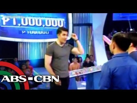 Peñalosa, son win P1M on 'Minute To Win It'