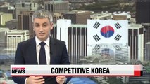 Korea's global competitiveness ranking moves up one spot to 25th in 2015: IMD