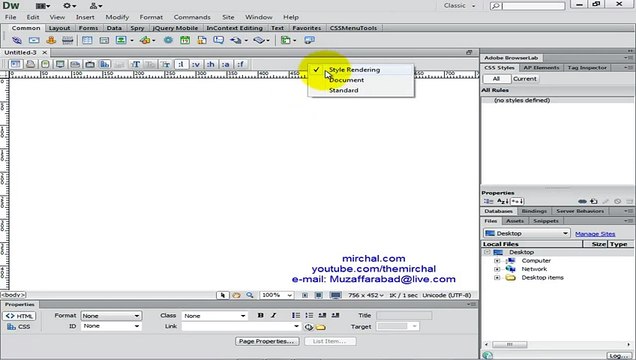 Dreamweaver CS6 Tutorials Urdu Hindi 5