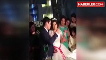 Atarlı damat düğüne damga vurdu!