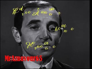 Charles Aznavour chante  Hier encore 1964