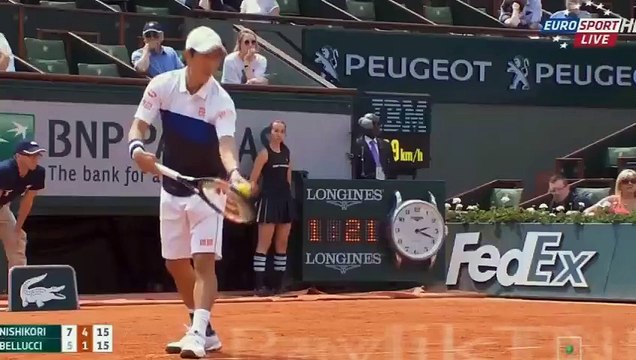 Kei Nishikori 3-0 Thomaz Bellucci: Chiến thắng thuyết phục