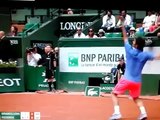 Roger Federer  2° ronda Roland Garros 2015