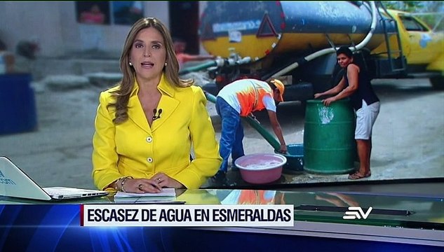Habitantes de Esmeraldas denuncian escasez de agua potable