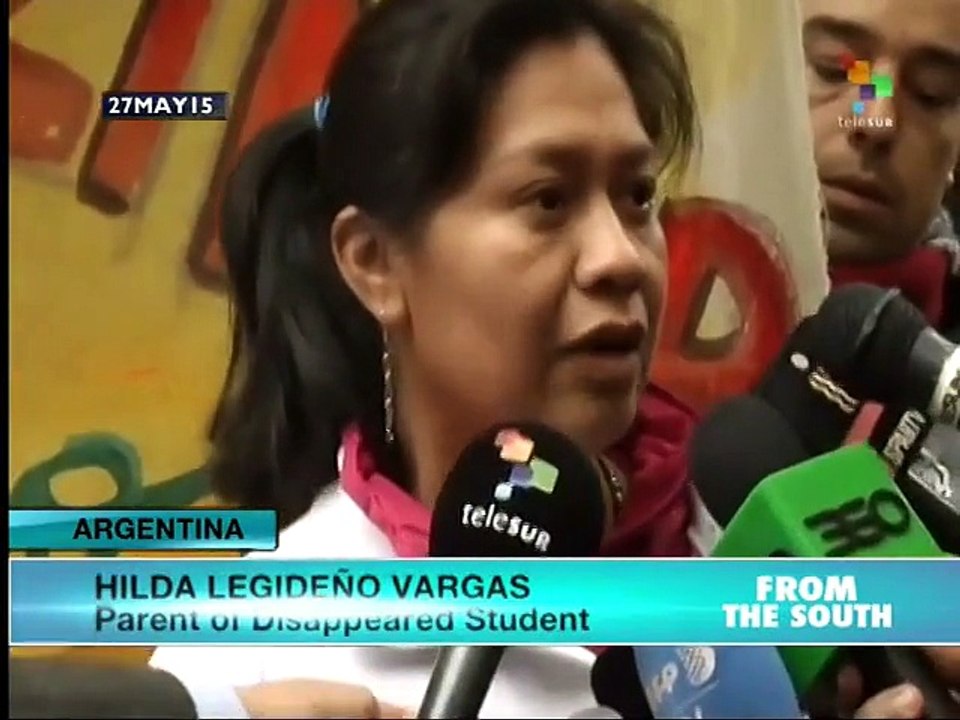 Ayotzinapa Family Members Address Argentine Supporters.