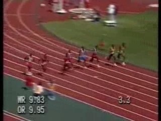 100m - Ben Johnson - 9.79s