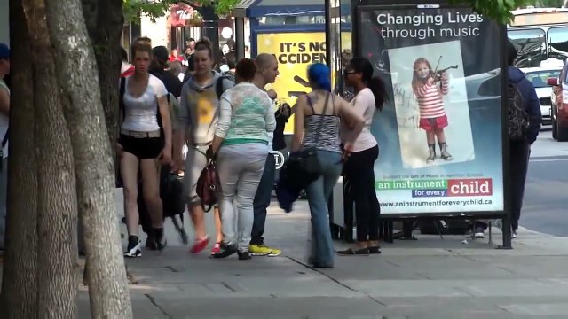 Asking Strangers to Have Sex. Jokes, Raffle