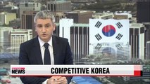 Korea's global competitiveness ranking moves up one spot to 25th in 2015: IMD