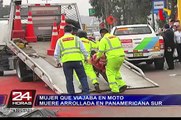 Surco: mujer muere tras ser arrollada en la Panamericana Sur