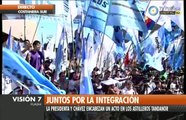 Cristina Kirchner en Astilleros Tandanor
