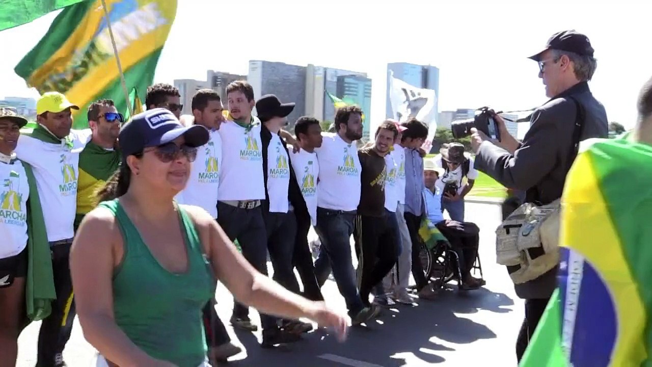 Manifestação pró-impeachment de Dilma em Brasília
