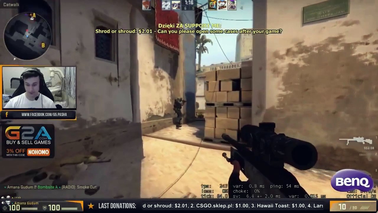 Top 5 fail & fun CSGO #10