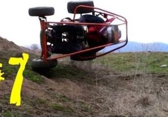 Tough Homemade Go Karts Survive Series of Crashes
