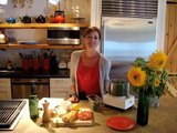 Sara Snow Prepares Fresh Pesto at Lake Austin Spa Resort