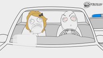 Troliai Animacija - Girtas Vairuotojas