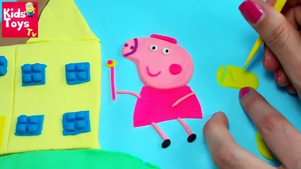 Play Doh Peppa Pig Princess toy Playdough video For Children