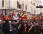 Emil Boc a fost huiduit la Alba Iulia